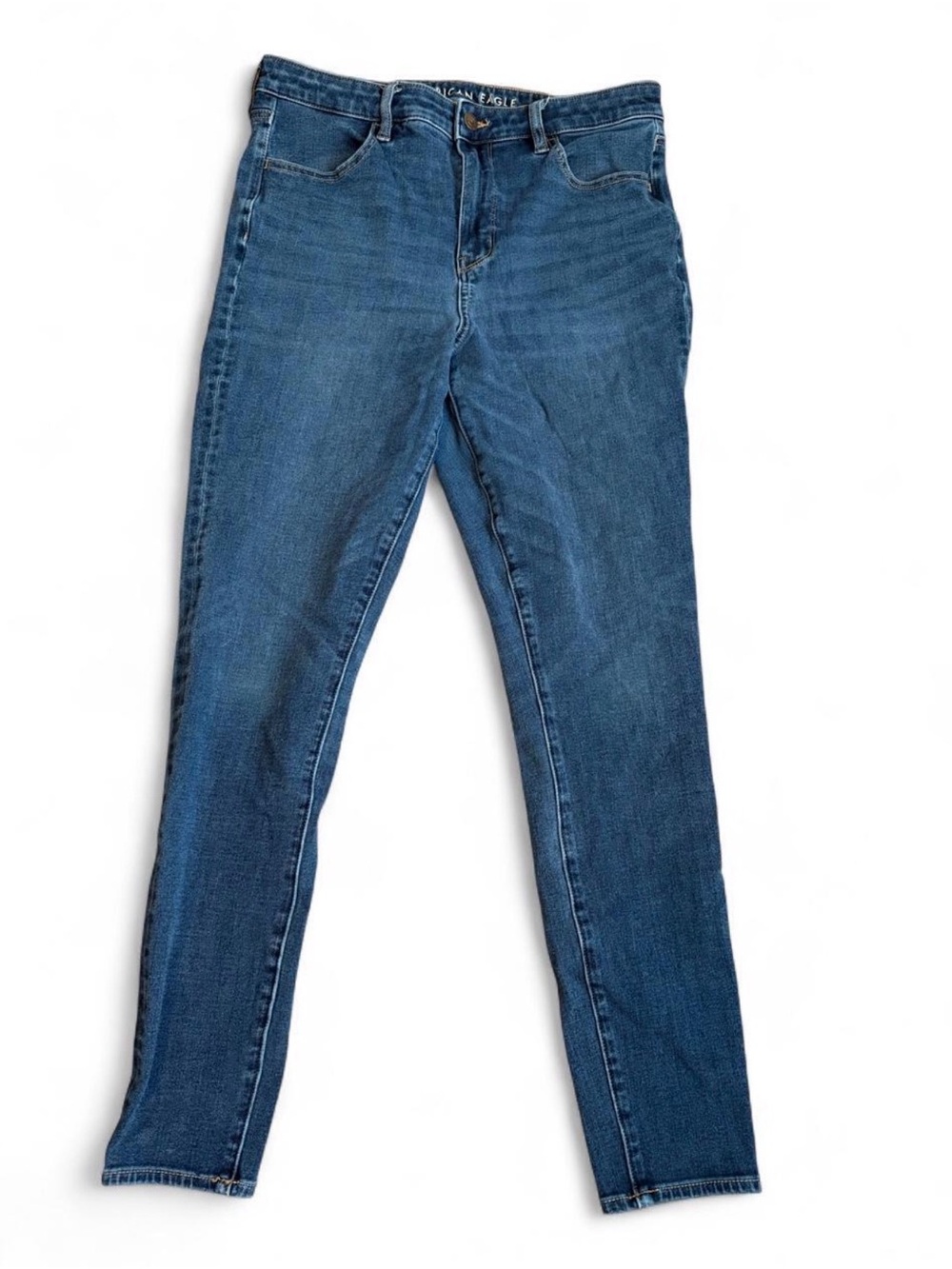 American Eagle The Dream Jean Super High Rise Jegging 14 Long Blue